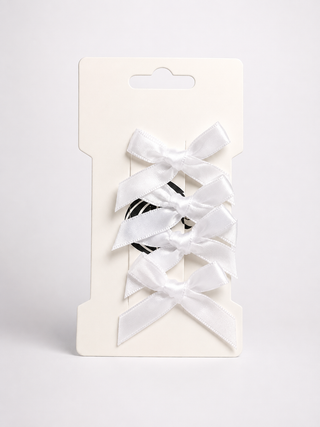 Set of 4 ribbon hair clips